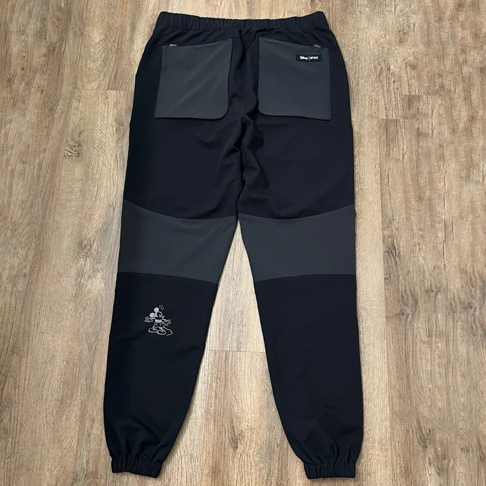 Figs Women's Black Joggers with Mickey Mouse Design - Picture 4 of 12